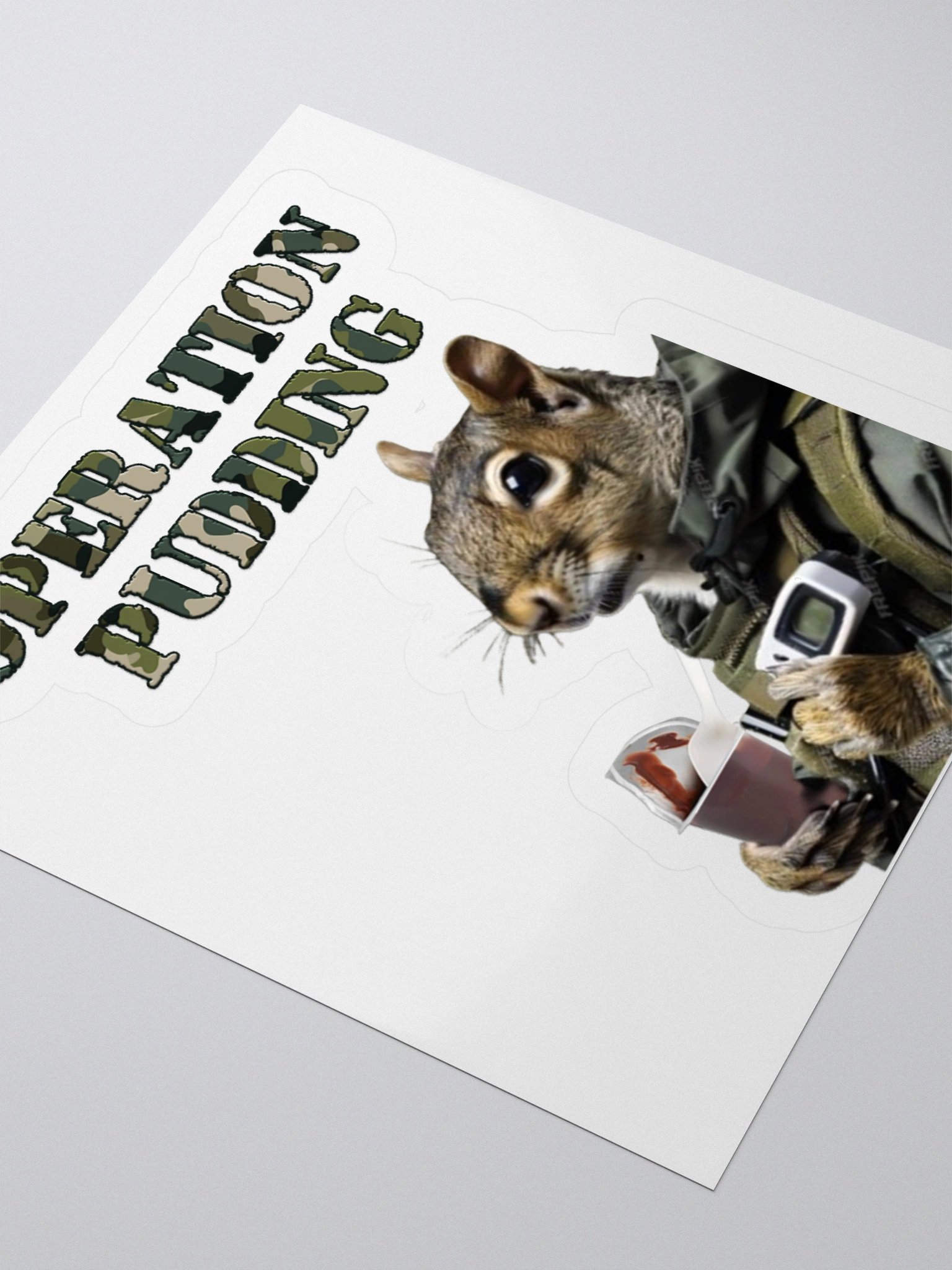 Waffles Operation Pudding - Sticker product image (9)