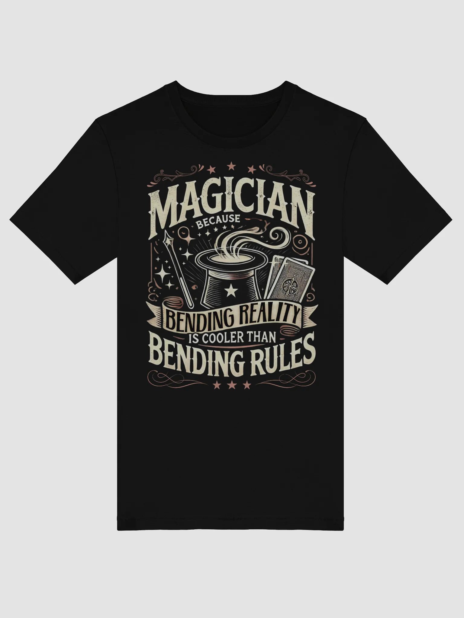 Magician, Because Bending Reality Is Cooler Than Bending Rules Tee product image (7)