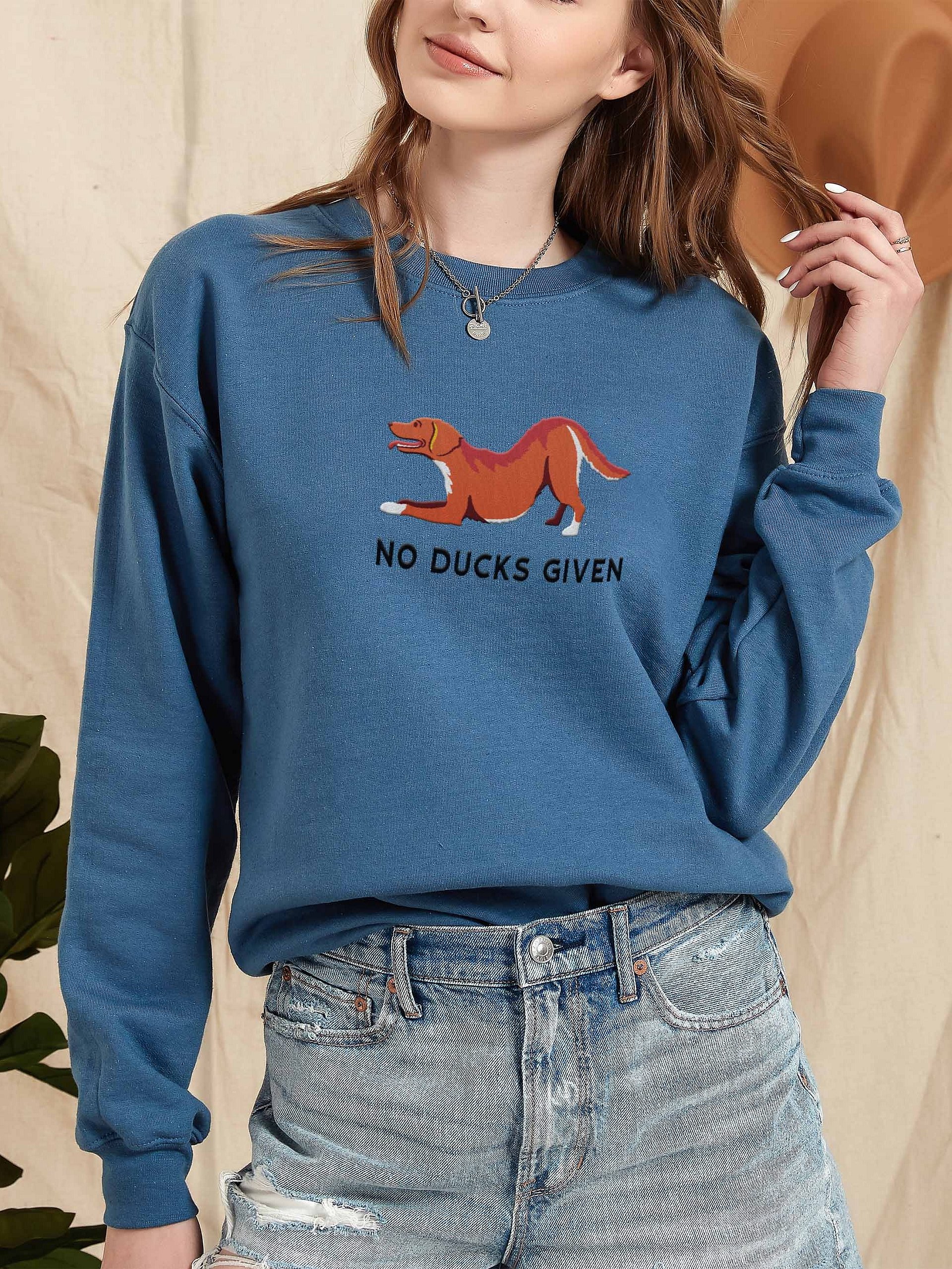 No Ducks Given Sweatshirt (Embroidered) of a Nova Scotia Duck Tolling Retriever product image (2)