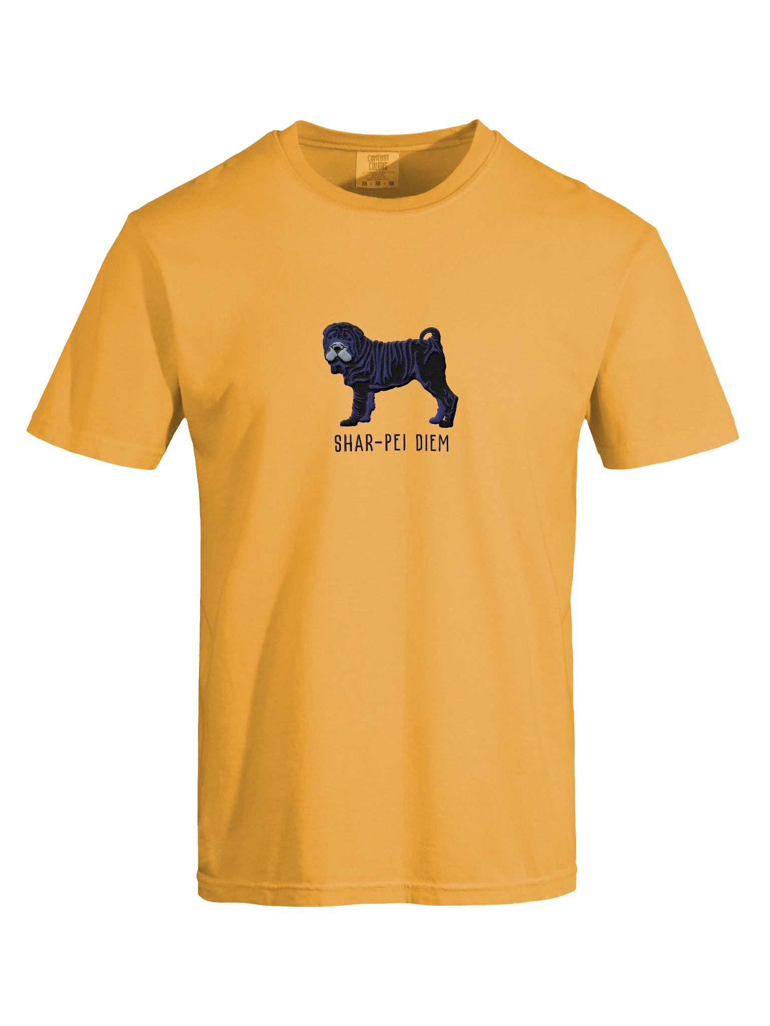 Shar-Pei Diem T-Shirt(Embroidered) of a Chinese Shar-Pei(Black) product image (10)