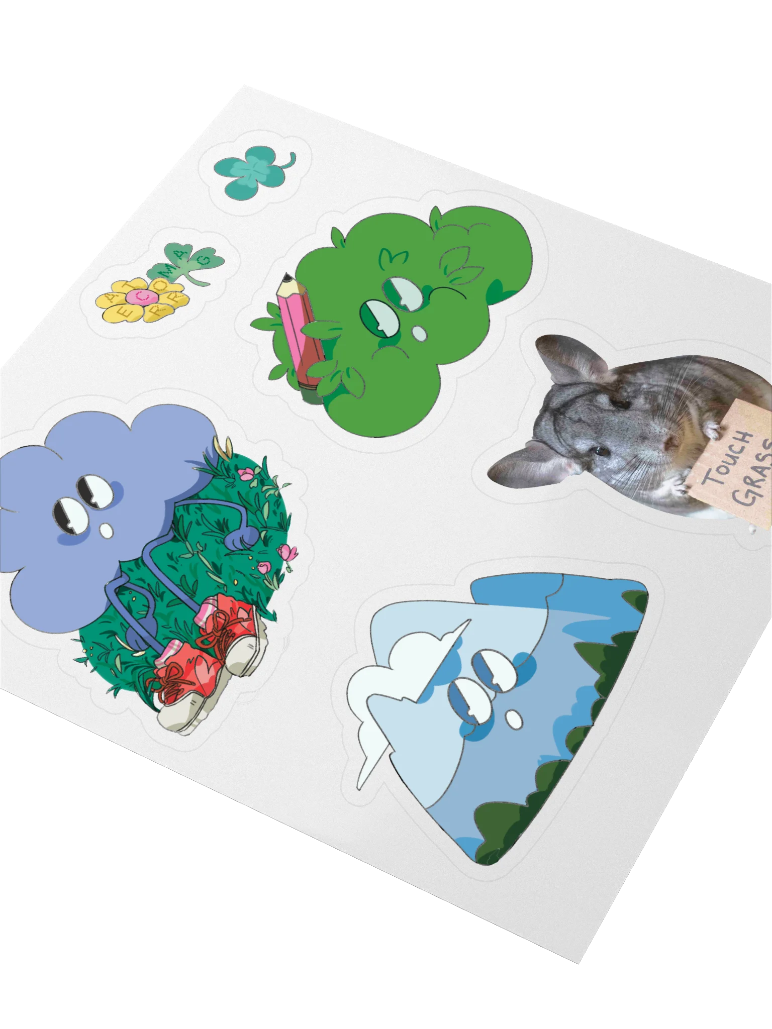 Touch Grass Sticker Sheet — Outdoors Ver. product image (3)