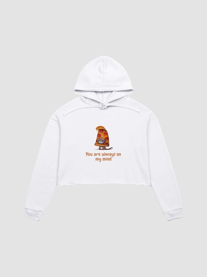 Pizza Cat Crop Hoodie product image (5)