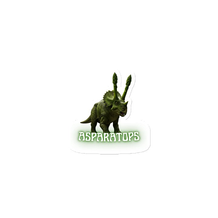 Asparatops - Triceratops and Asparagus Dinosaur Magnet product image (1)