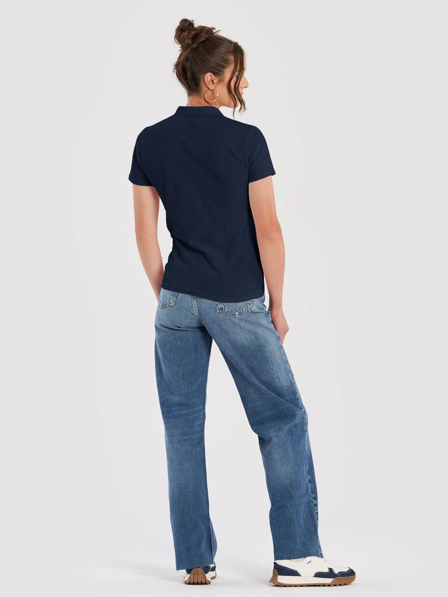 TB Womens Polo Blue product image (3)