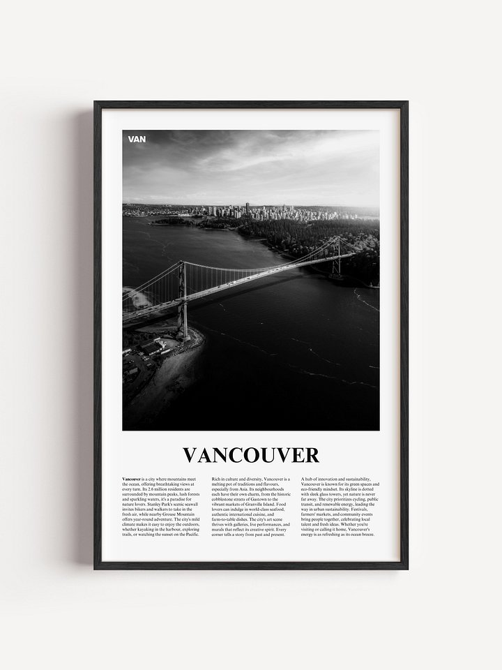 Vancouver 03 Newspaper Poster | Framed product image (5)