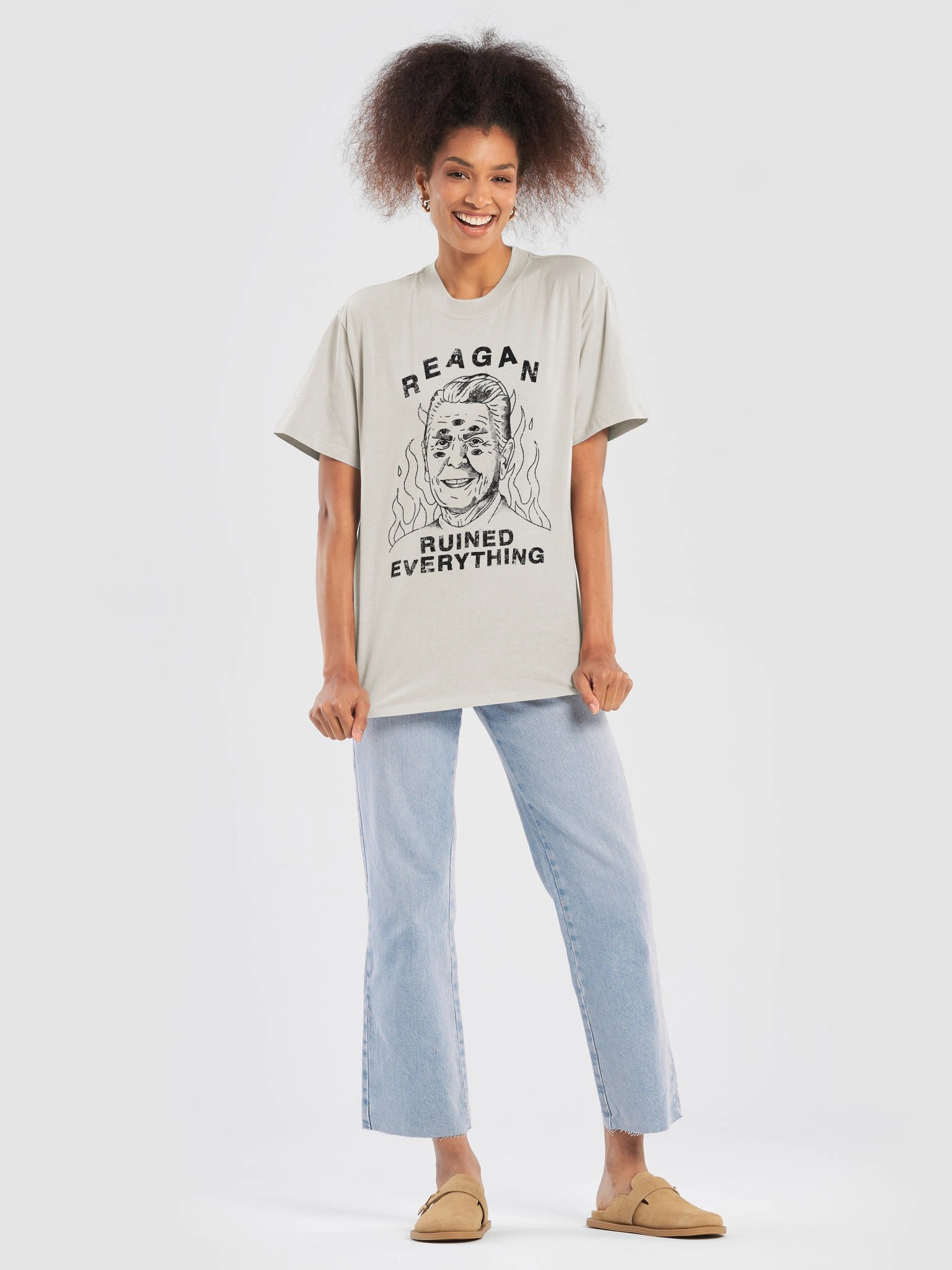 Reagan Ruined Everything! Graphic T-shirt product image (7)