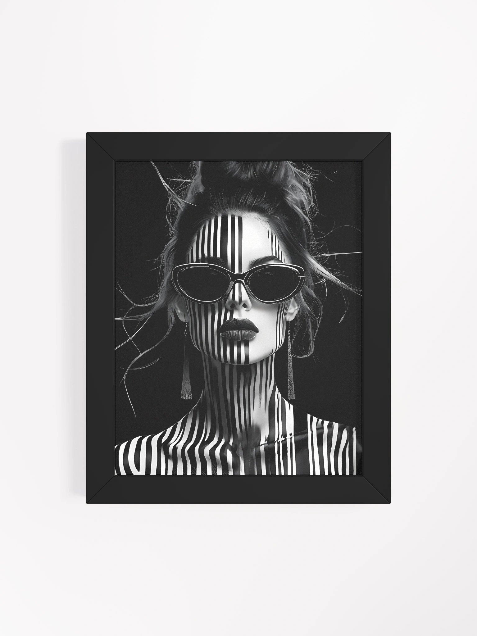 Striped Vision Framed Art Poster product image (5)