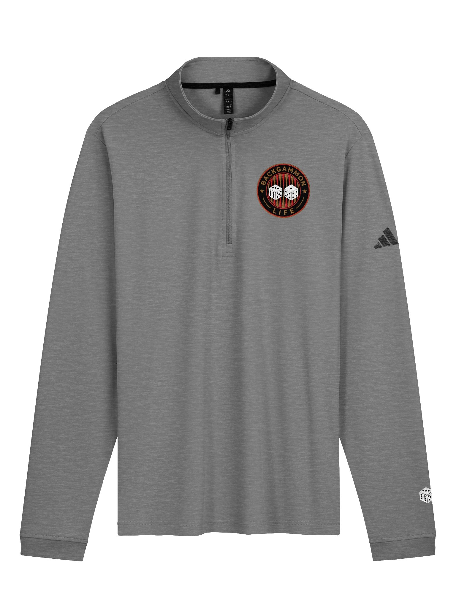 Backgammon Life Dice Circle Quarter-Zip product image (1)