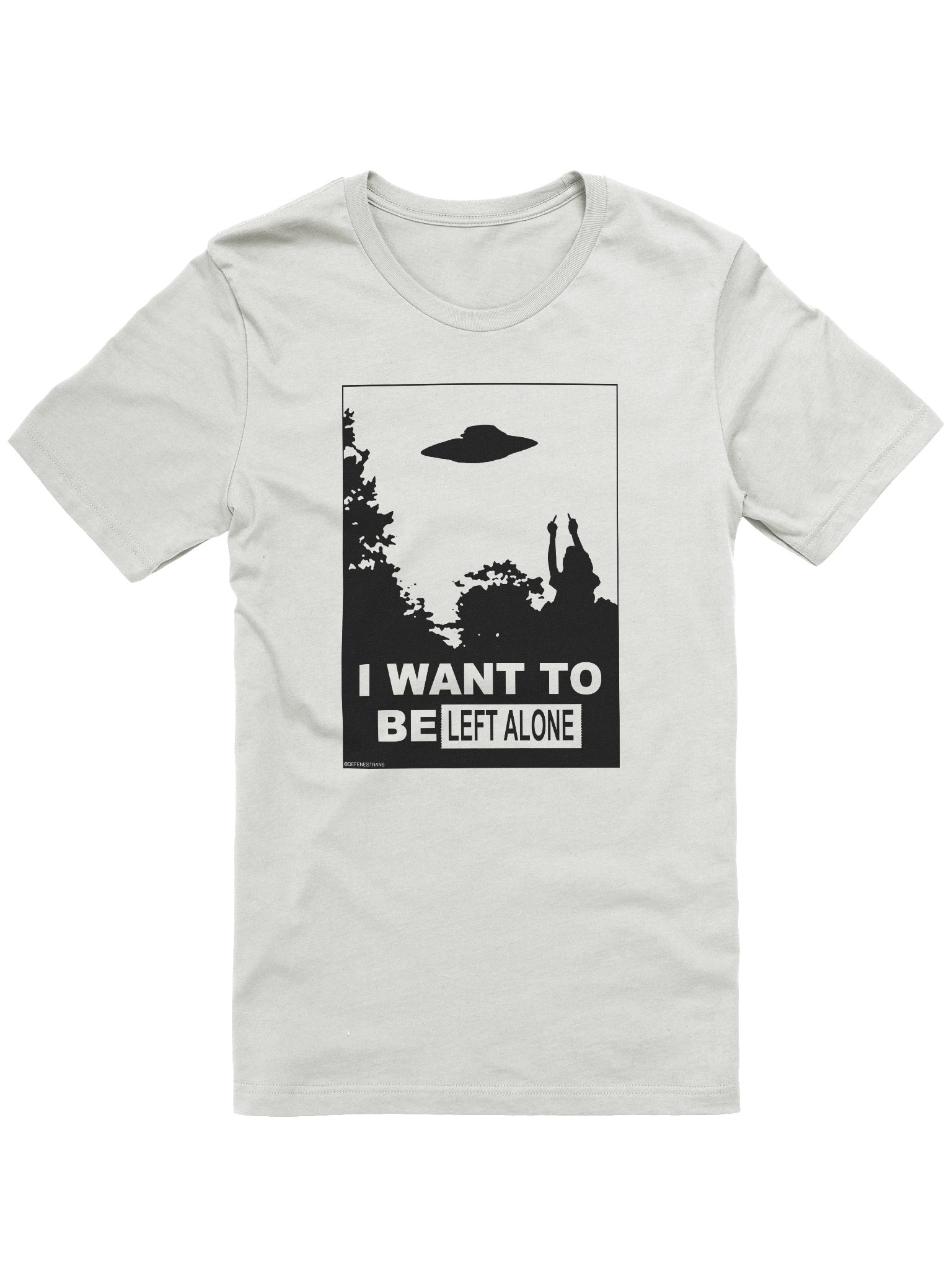 I Want to Be Left Alone BC Tee product image (5)