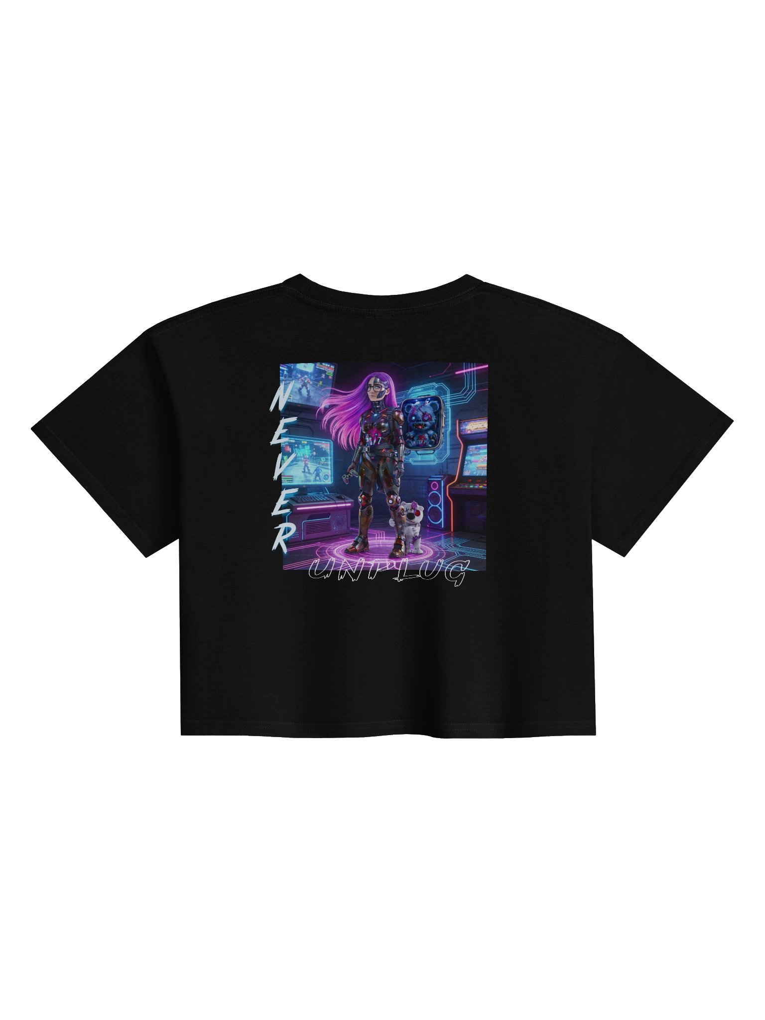 CyberPunk Crop Top T-shirt product image (1)