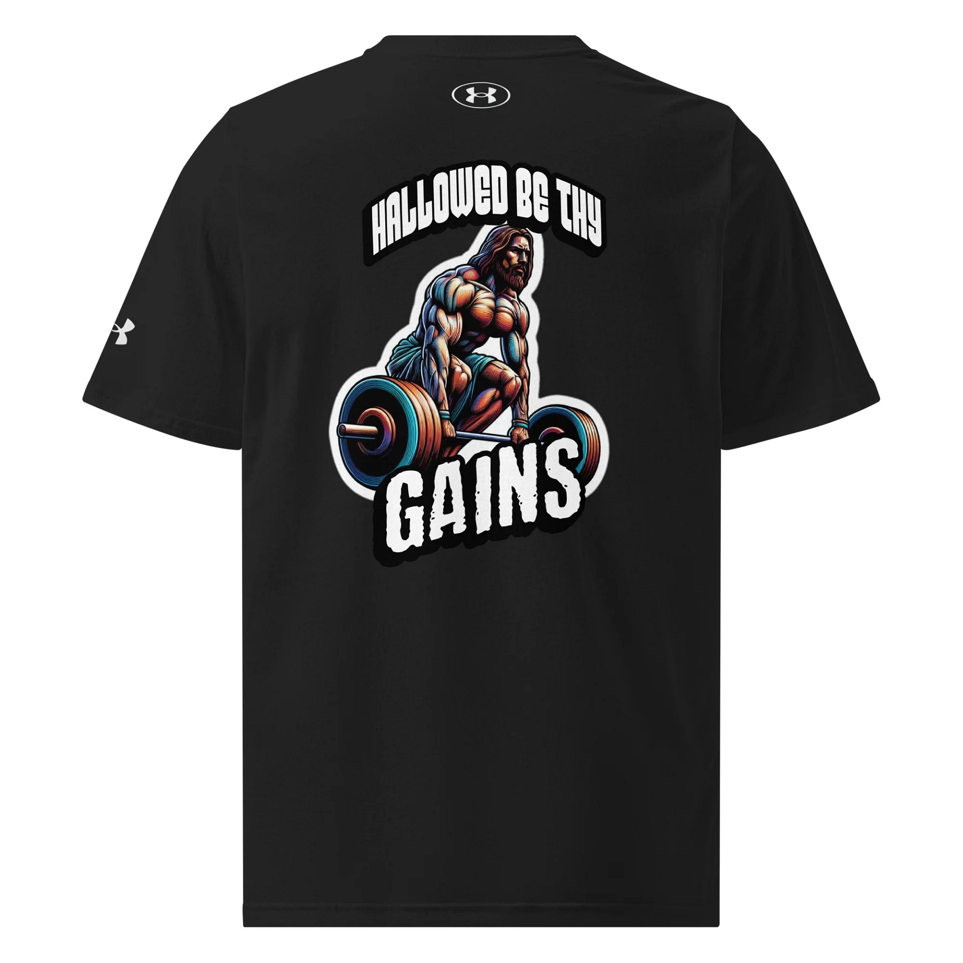 Hallowed Be Thy Gains Athletic Tee product image (1)