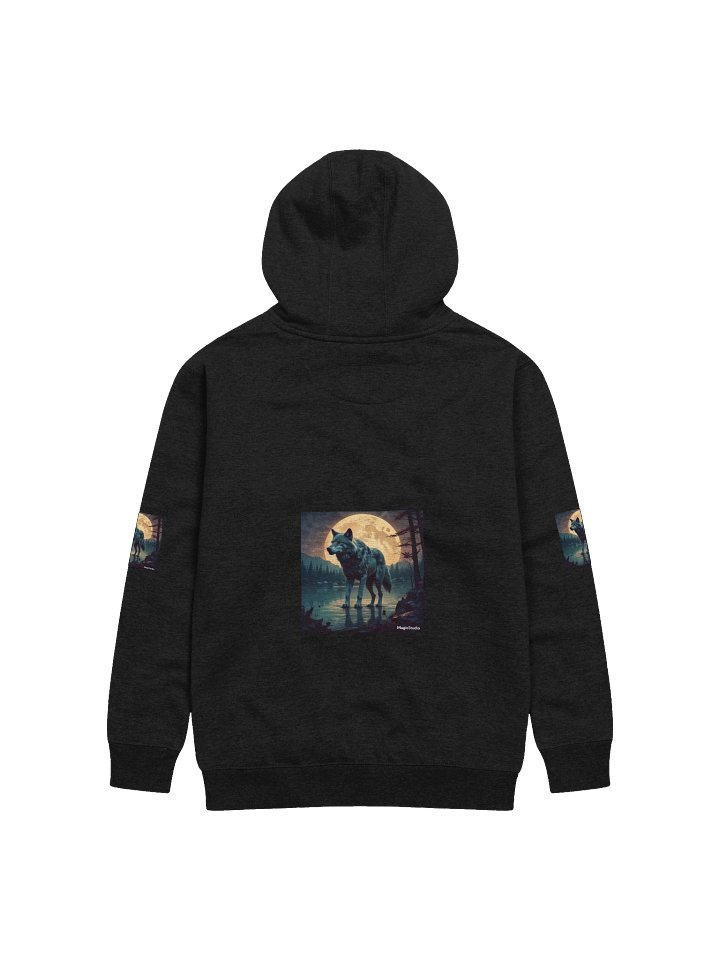 Moonlit Wolf Unisex Hoodie product image (2)