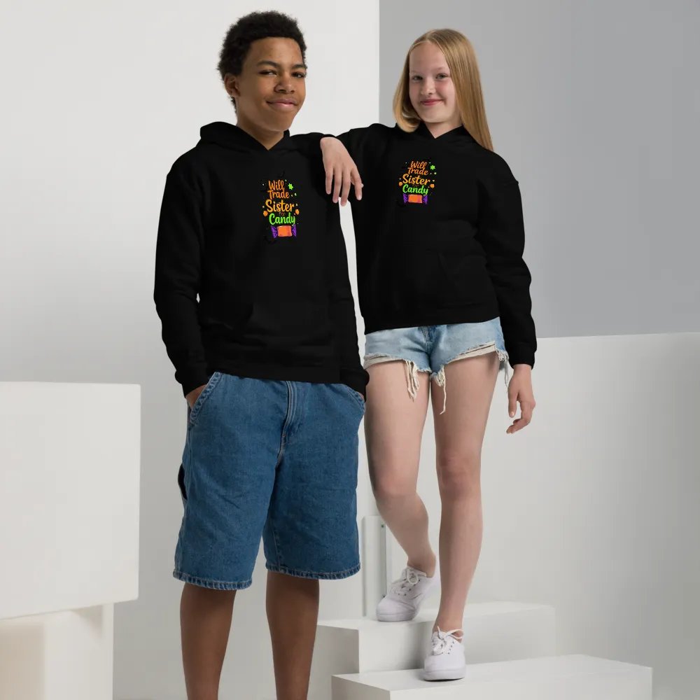 Will Trade Sister For Candy Youth Hoodie product image (6)