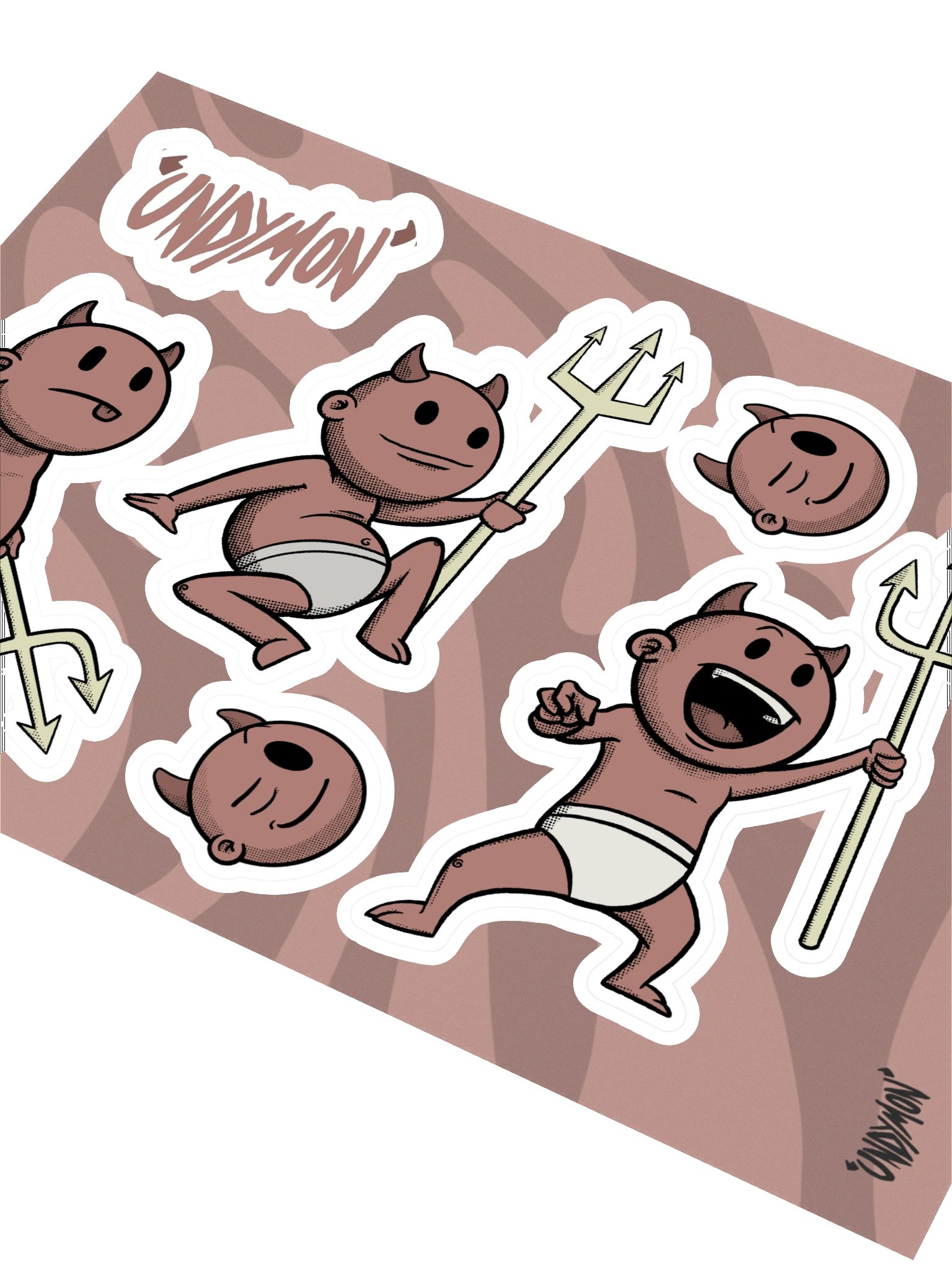Undymon Sticker Sheet product image (2)