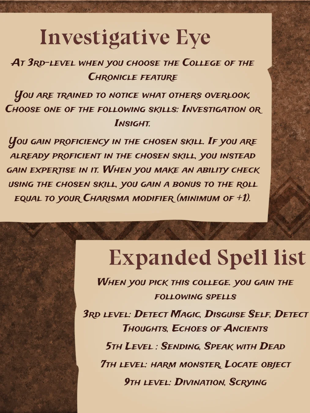 The Chronicler Bard product image (2)