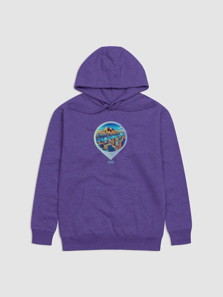 Urban Oasis Unisex Premium Hoodie | AI Design: Future Vision of Cairo product image (1)