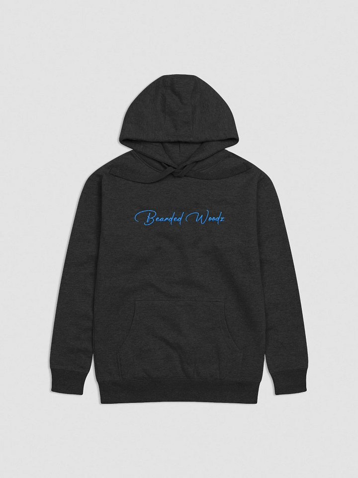 Men's Bearded Woodz Signature Hoodie (Aqua/Teal Embroidery) product image (1)