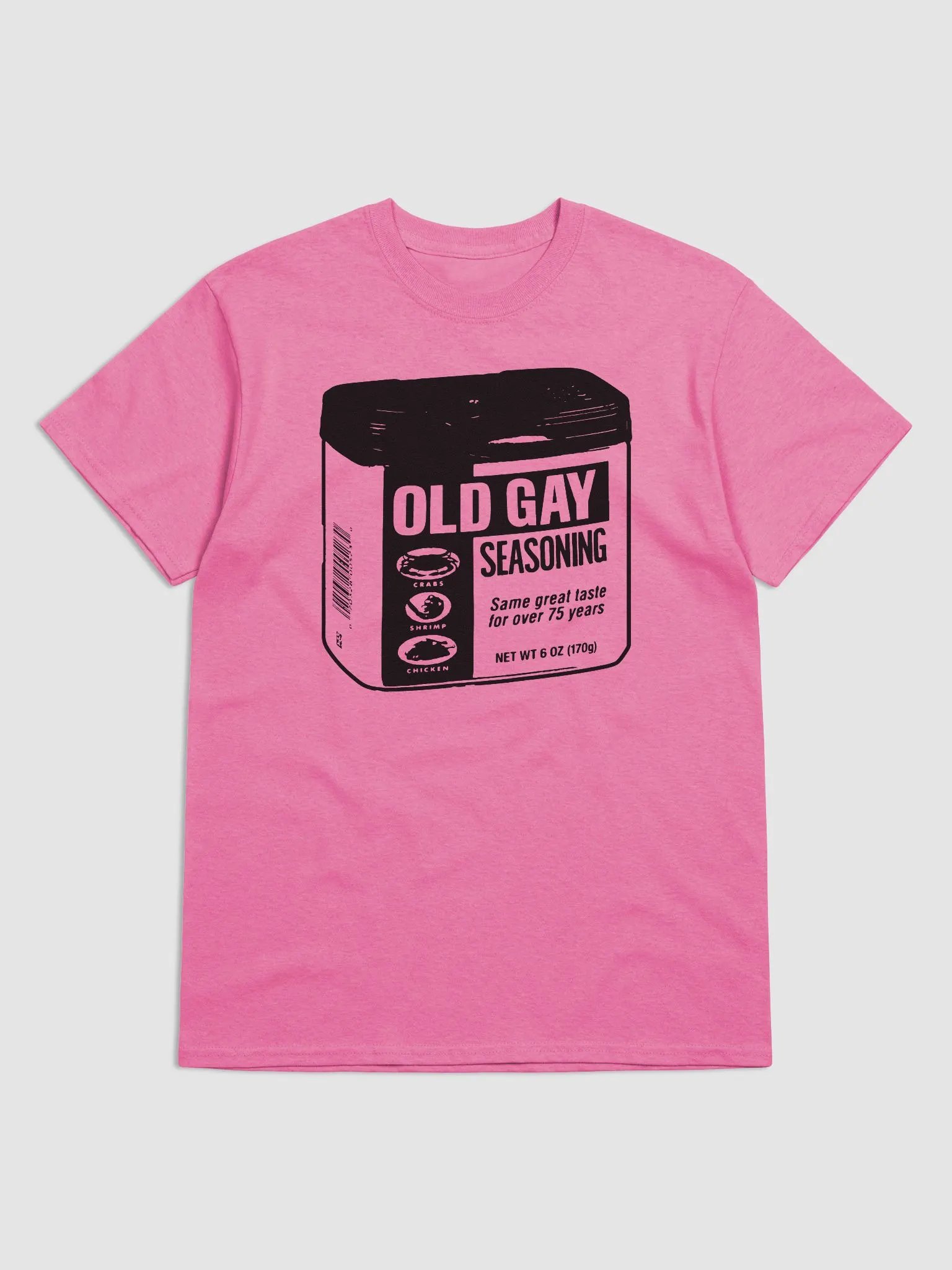 Old Gay Tee 🦀 Pink product image (1)