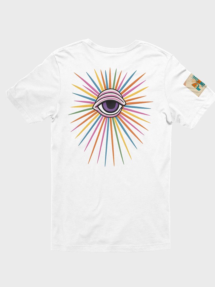 Woman's PWR Radiating Eye White T-Shirt product image (2)