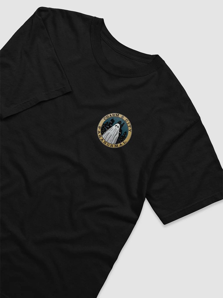 Charm City Paranormal Badge Pocket Tee product image (2)