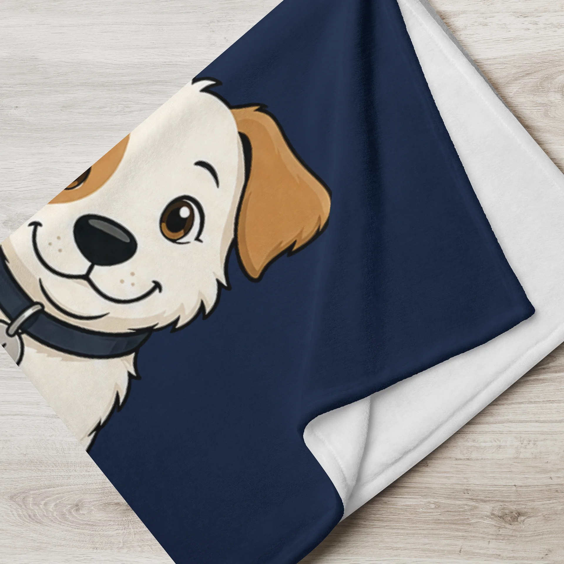 Sonance Dog Throw Blanket (Sit) Navy product image (2)