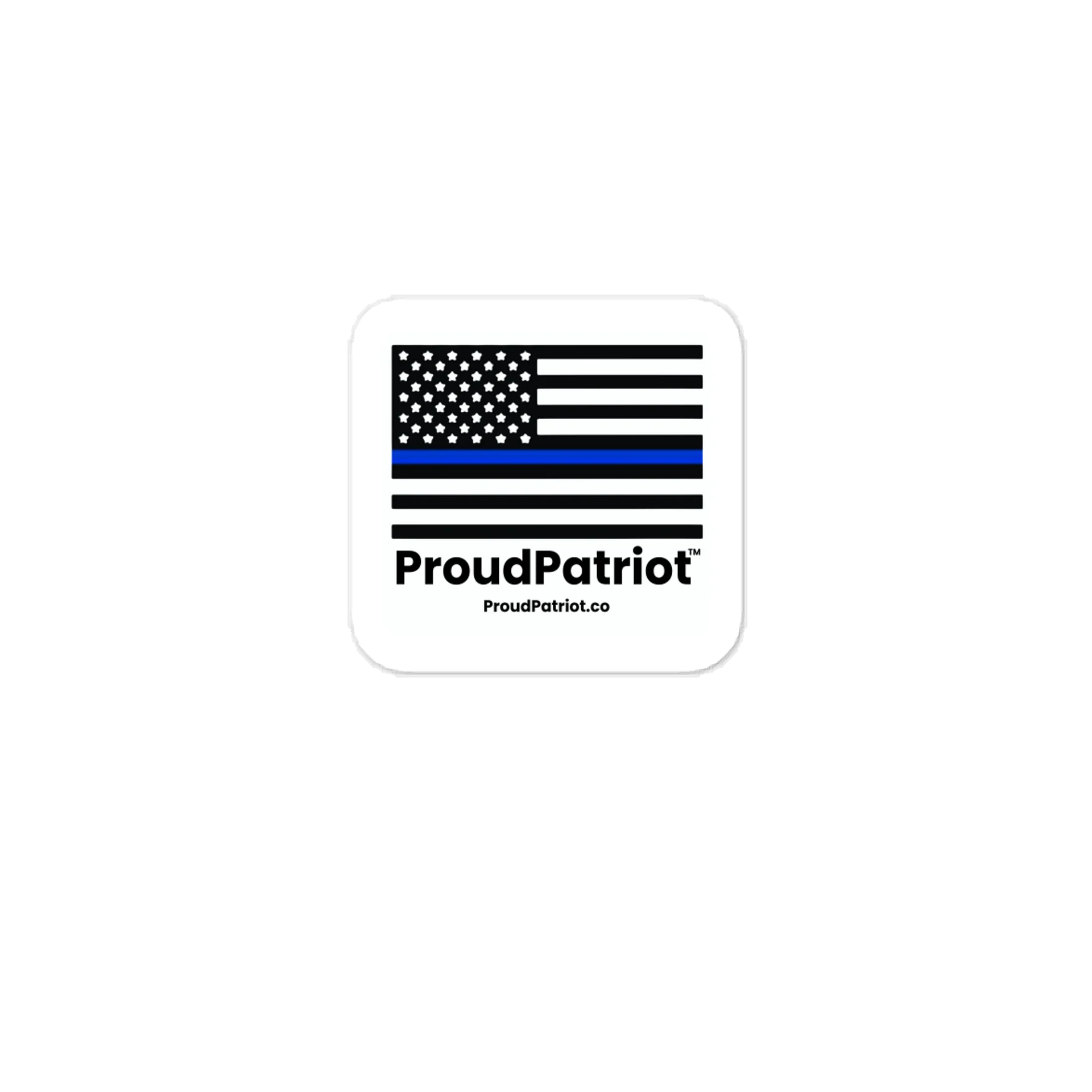 American Thin Blue Flag Vinyl Sticker product image (1)