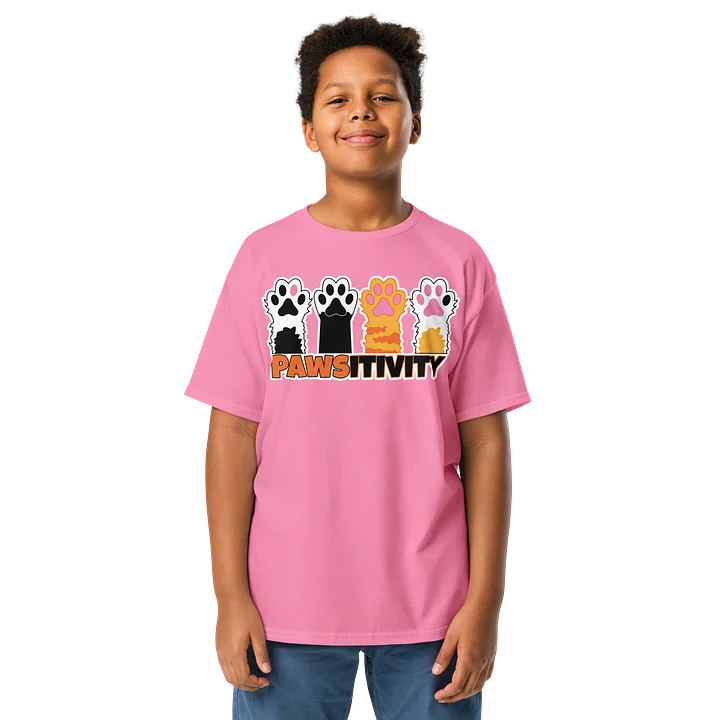 Pawsitivity Kids T-Shirt | T-shirt pour enfants product image (1)