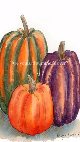 I’m SO happy Oklahoma finally decided to give us some cooler weather! 🍂🍁

I started dreaming about fall and painting pumpkins...
