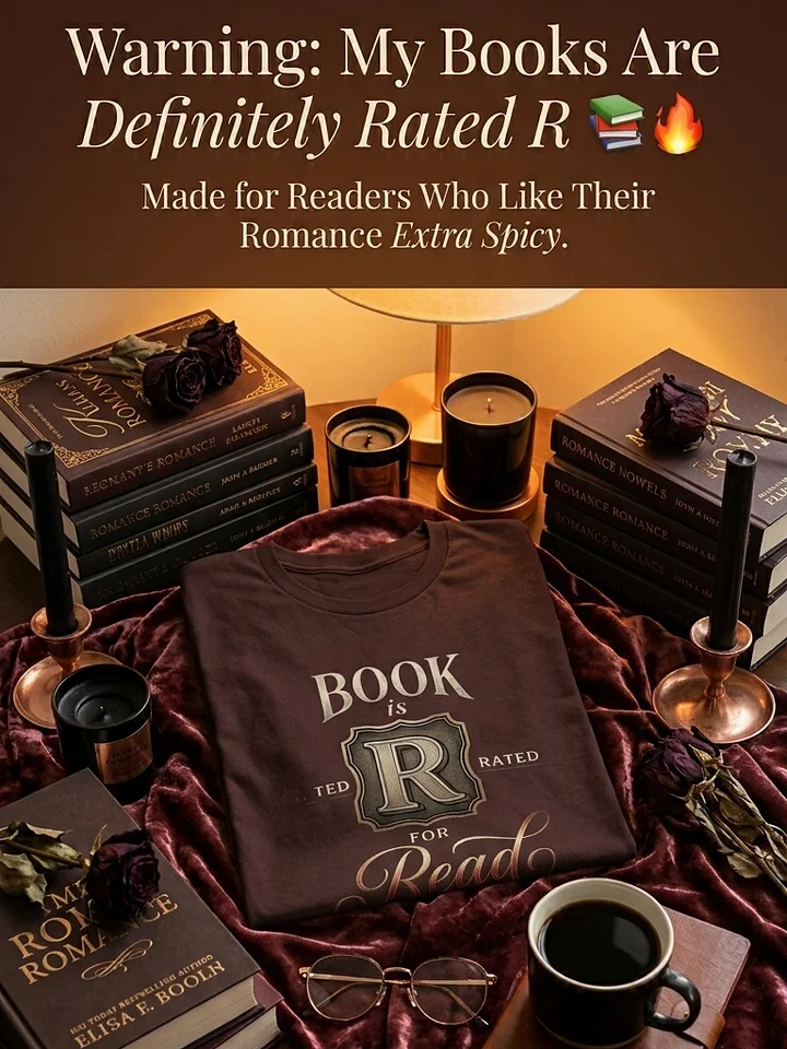 Rated R for Read Dark Romance & Bookish T-Shirt product image (1)