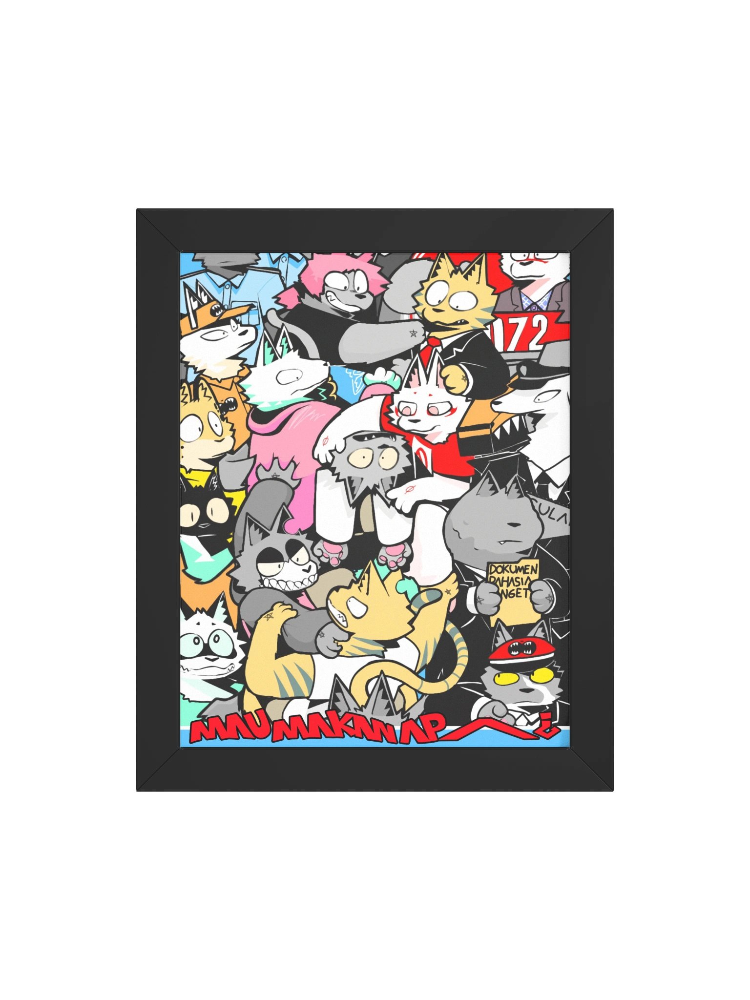 MMA | CHARACTERS Poster (Framed) product image (4)