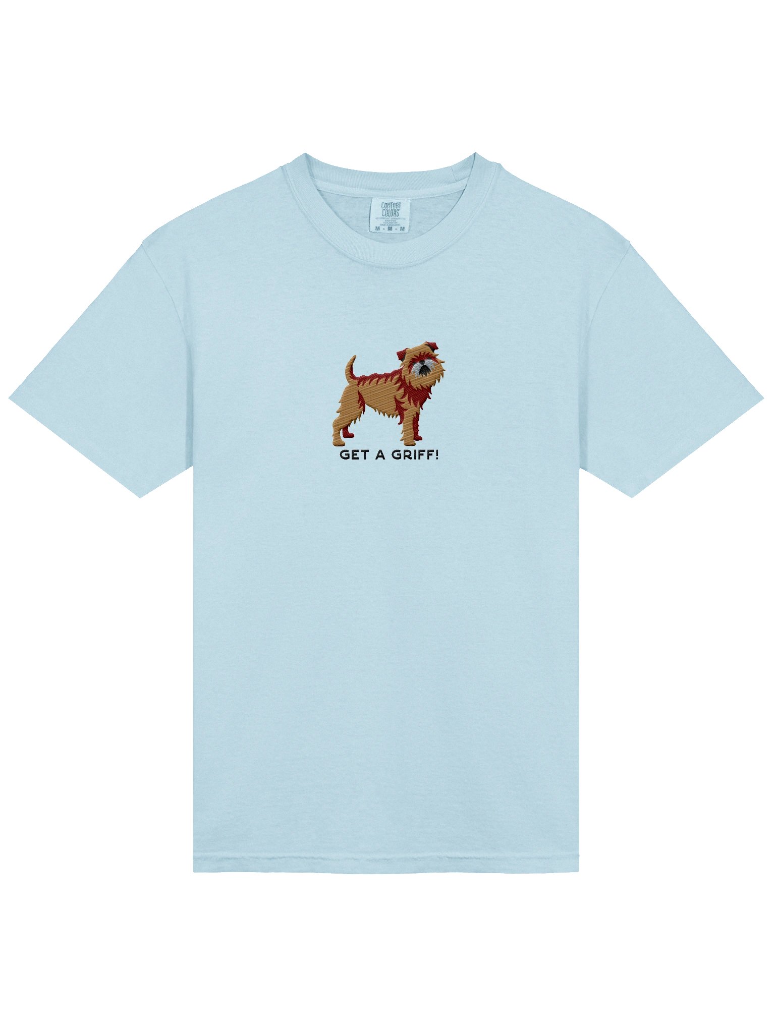 Get a Griff T-Shirt(Embroidered) of a Brussels Griffon(Tan) product image (6)