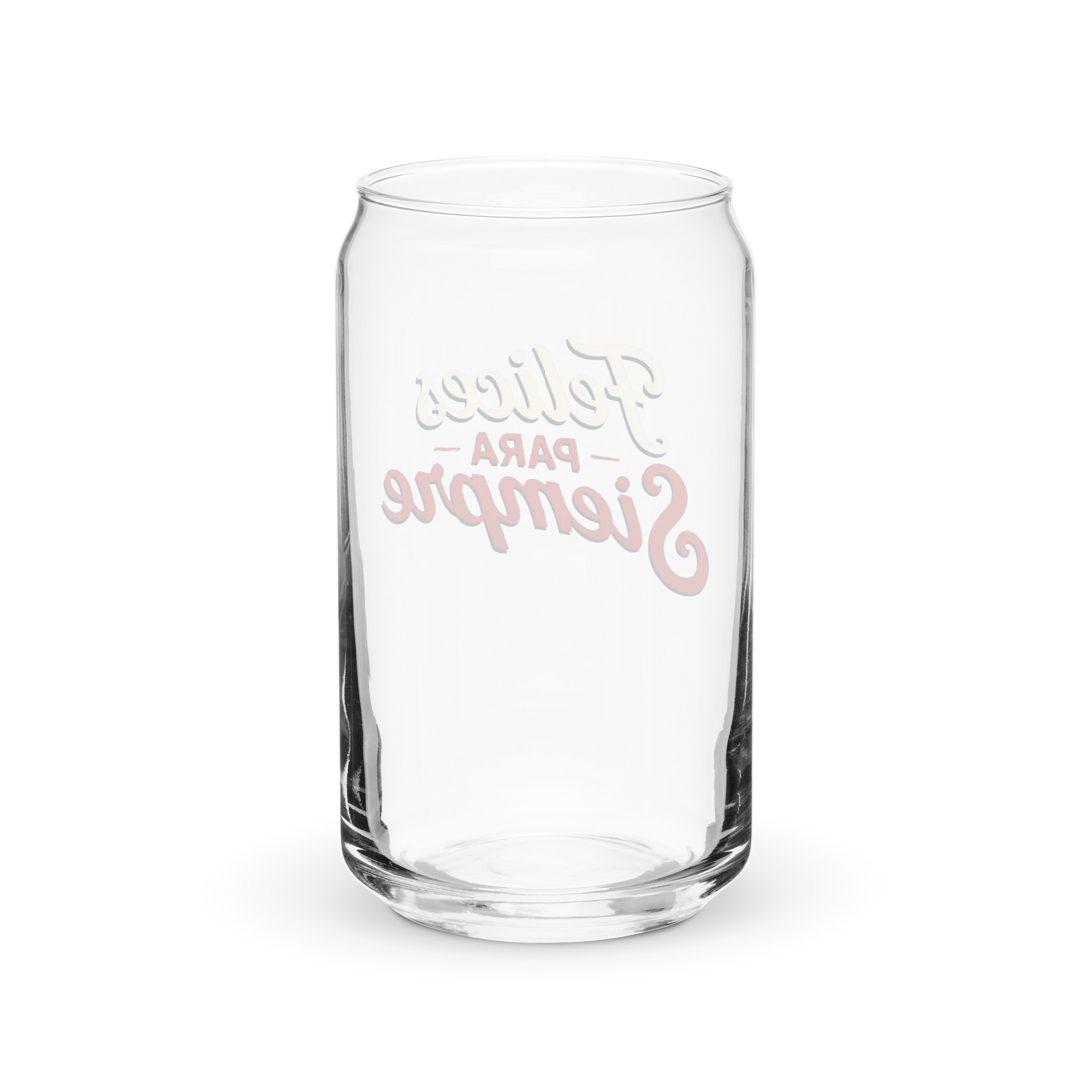 "Felices para Siempre" Can-Shaped Glass product image (2)