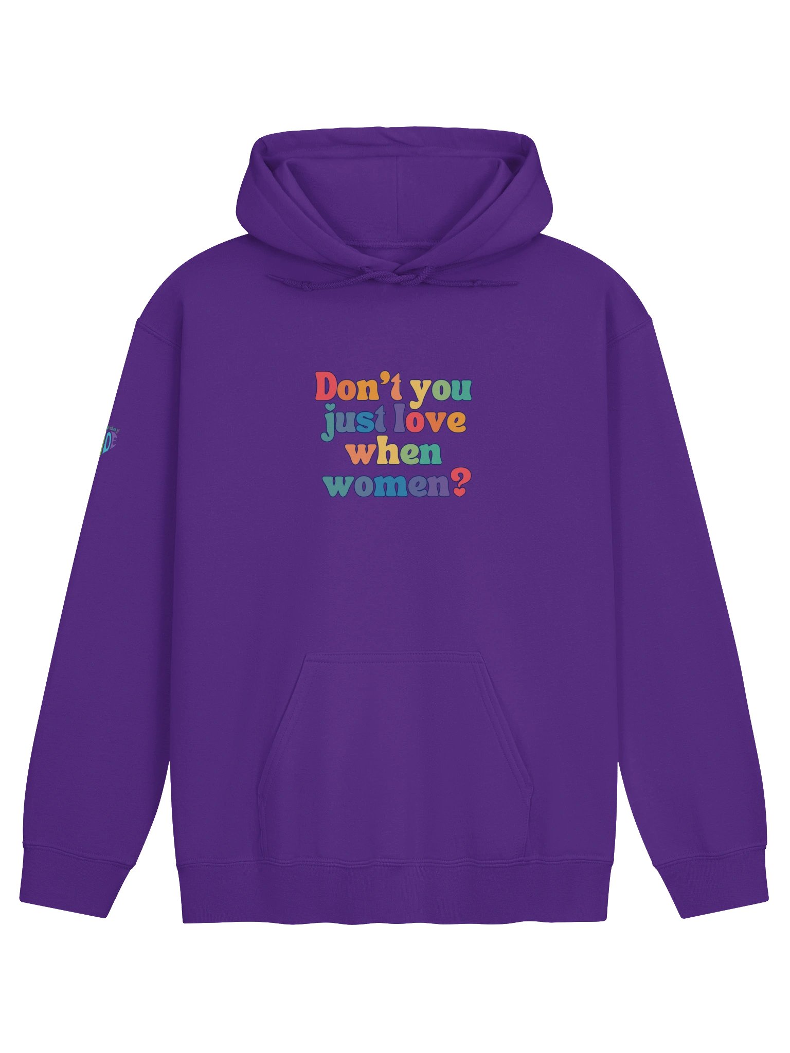 Love women classic hoodie - rainbow colors product image (9)