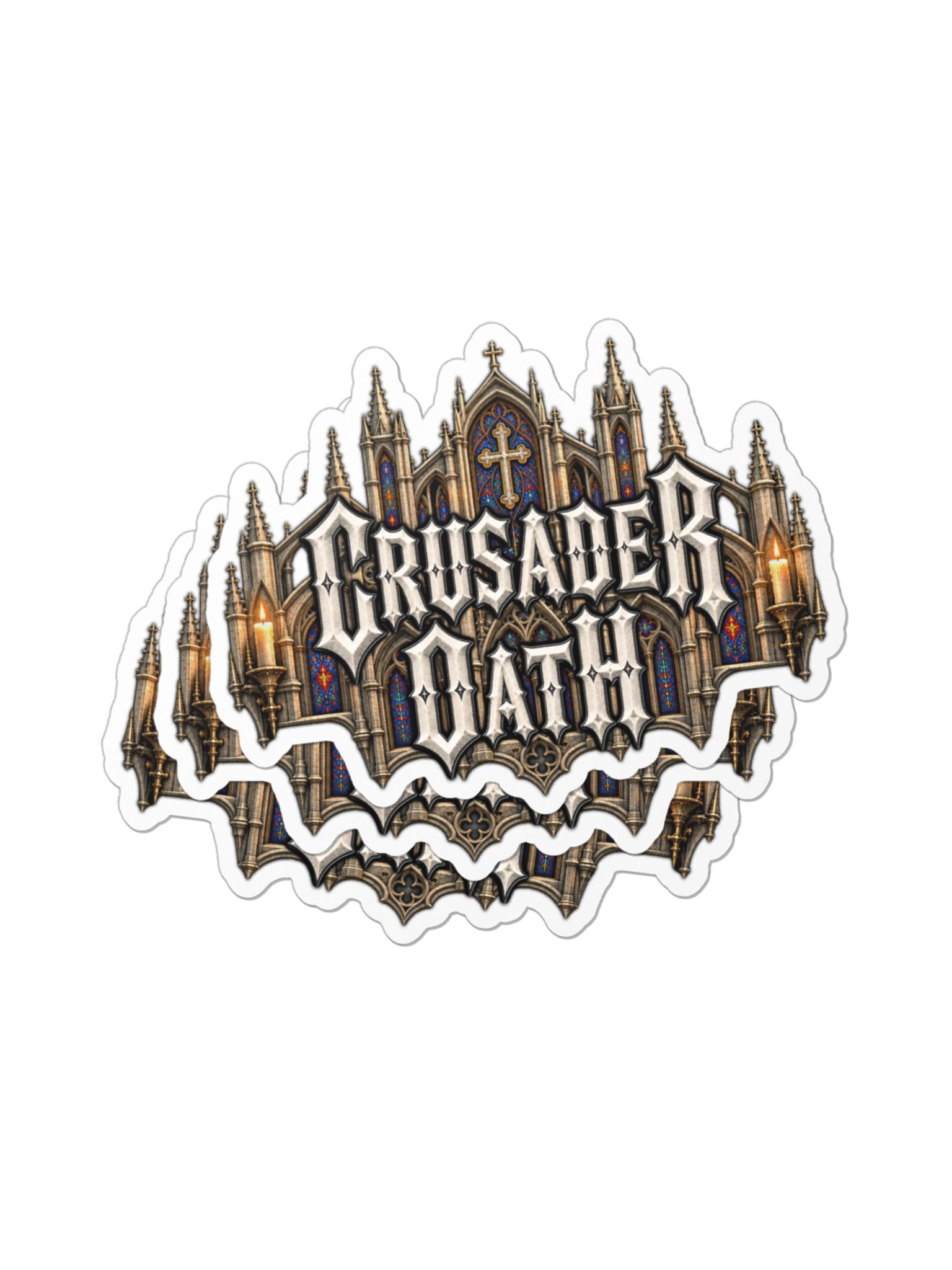 Crusader Oath New Logo Sticker product image (6)