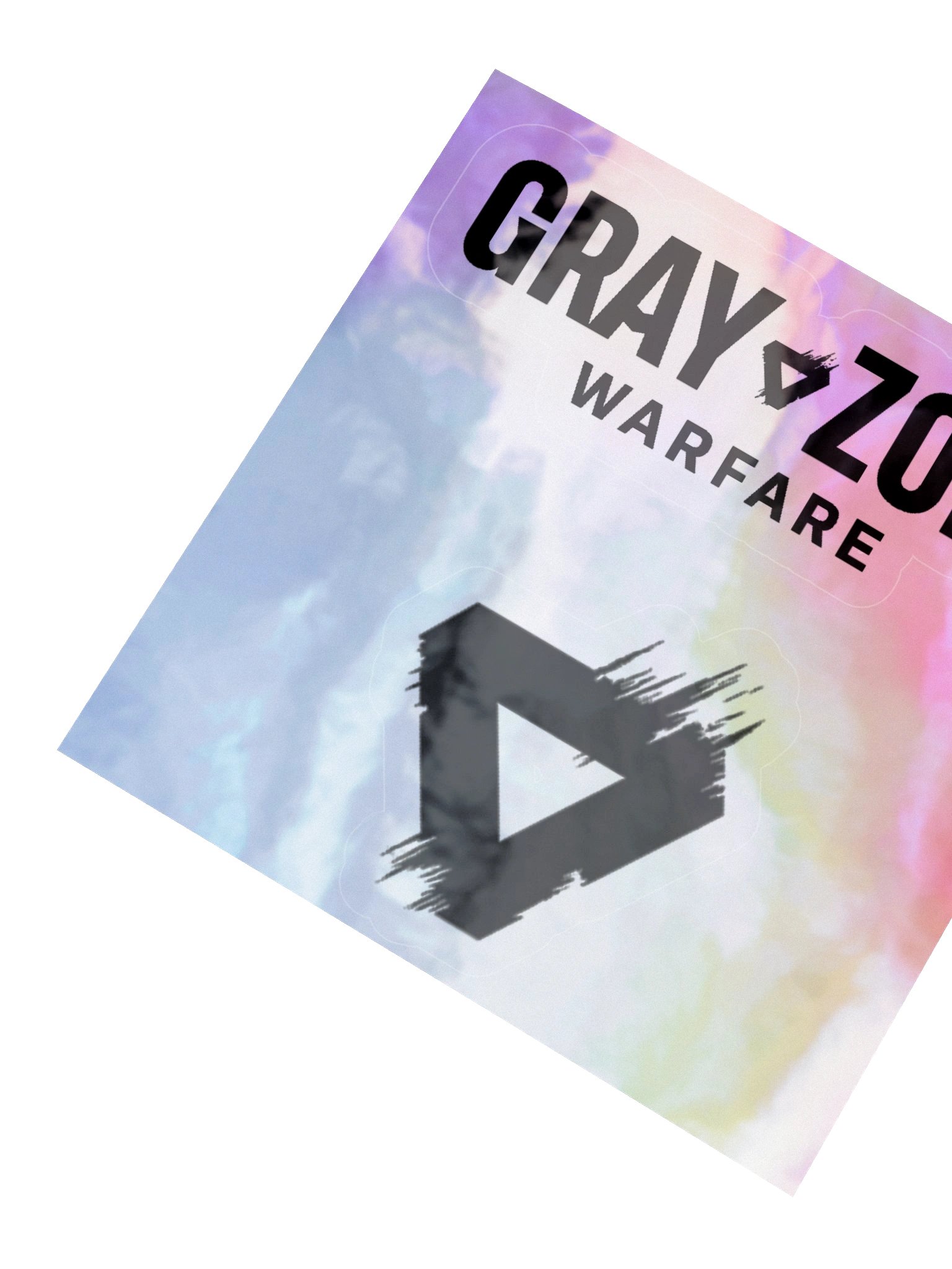 Gray Zone Warfare Holograhic Sticker - Black product image (2)