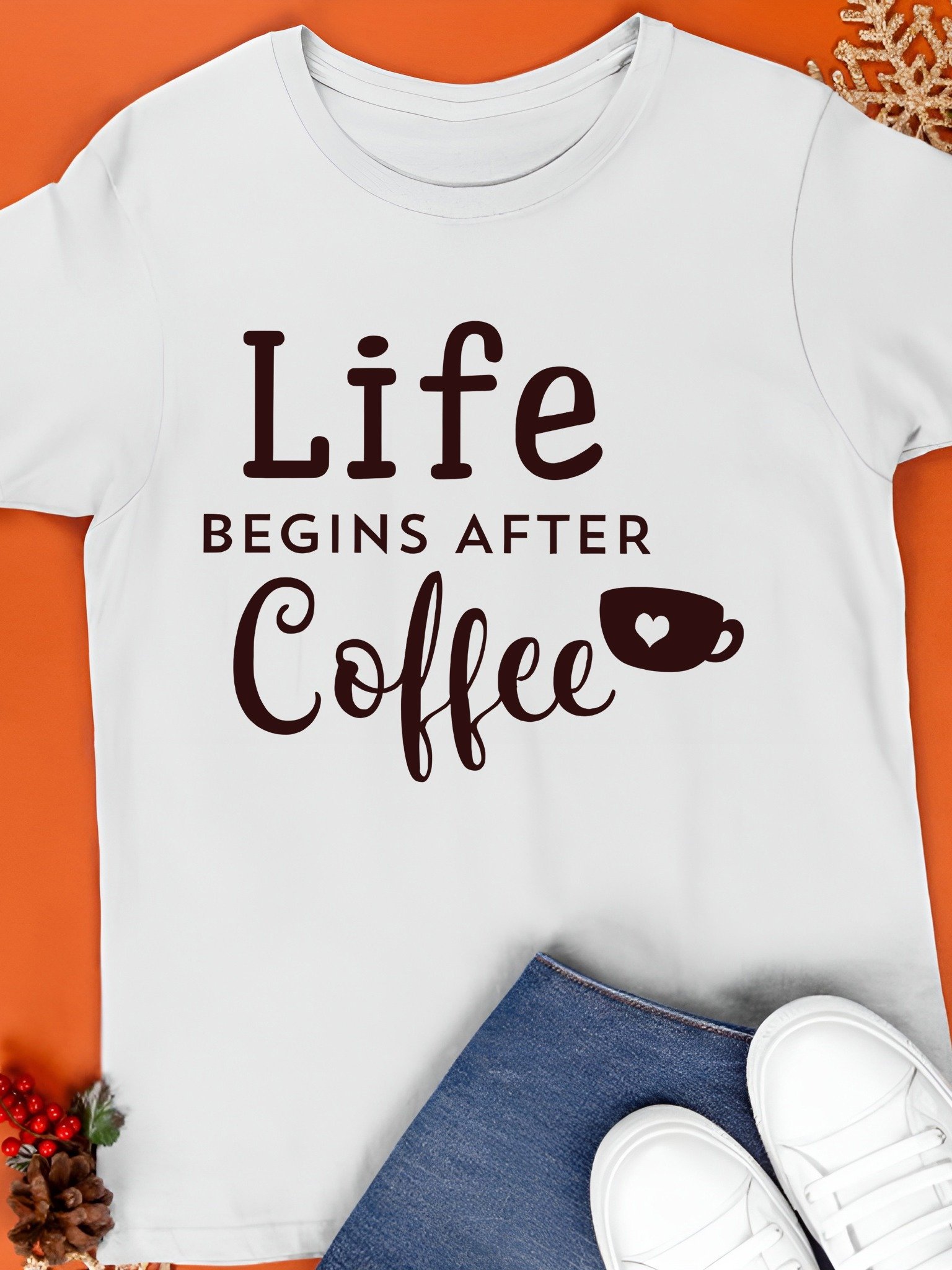 Life Begins After Coffee Shirt product image (1)