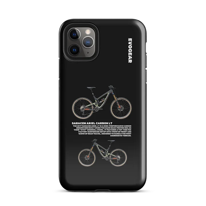 Black Saracen Ariel Carbon LT iPhone Case product image (53)