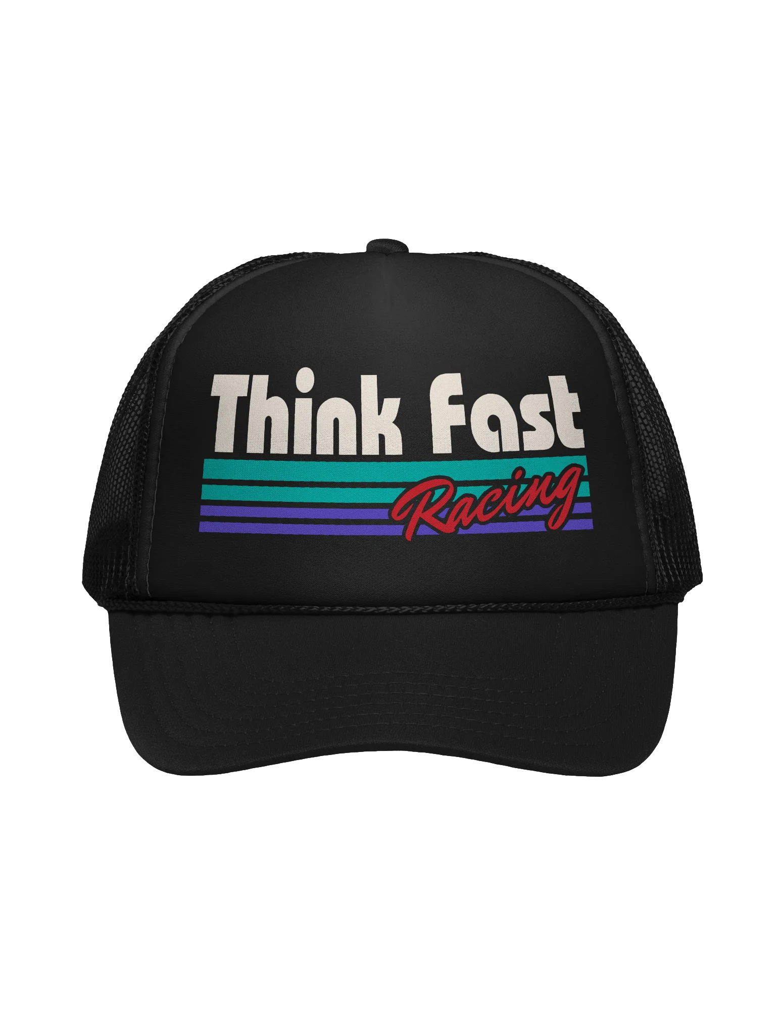 Think Fast Racing Heritage Trucker Hat - Black product image (1)