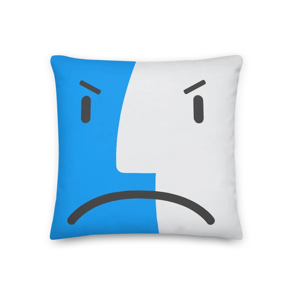 Happy/Angry Computer Pillow product image (2)