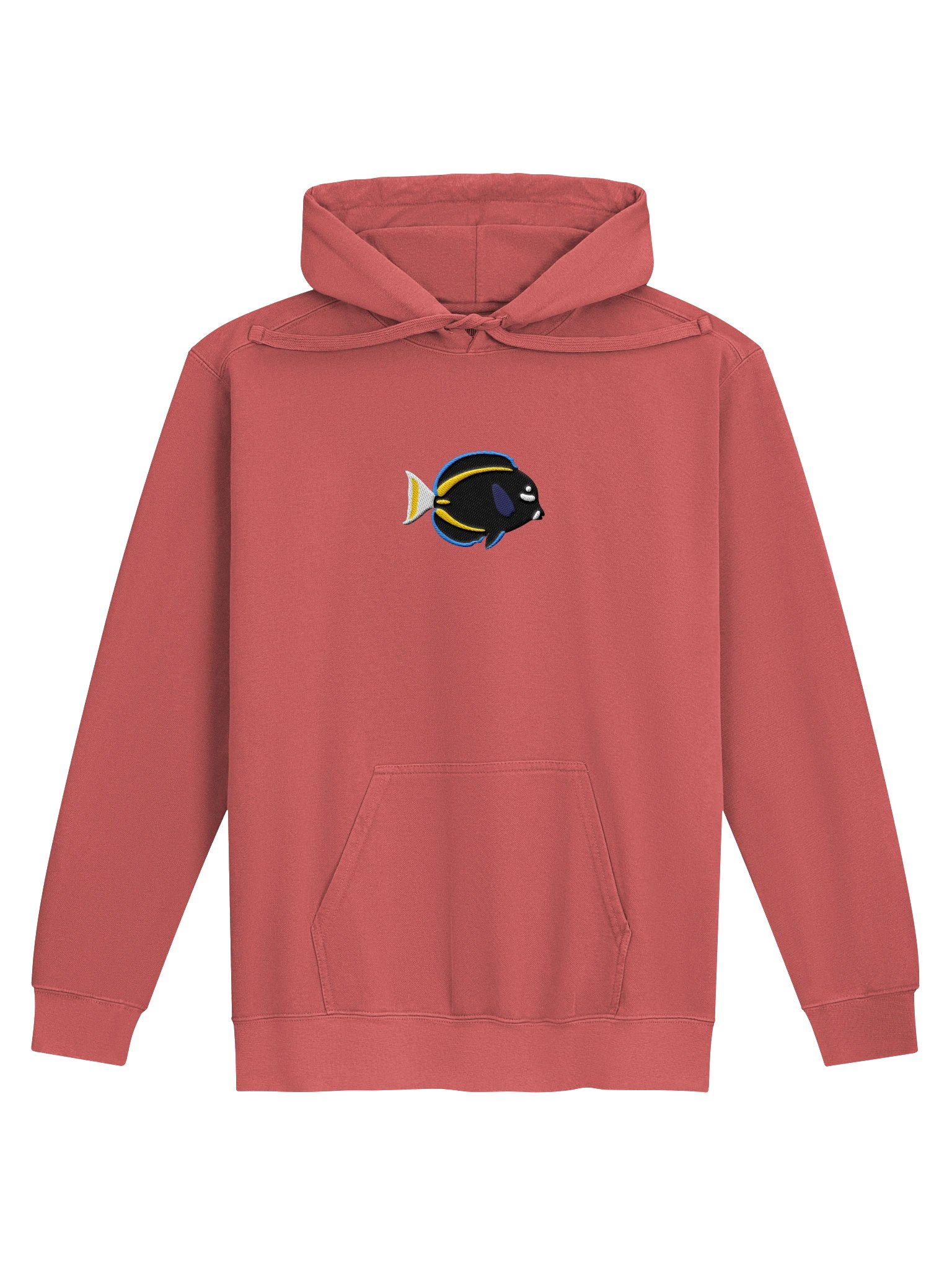 Whitecheek Surgeonfish Embroidered Hoodie | Saltwater Reef Aquarium & Ocean Lover Apparel product image (13)