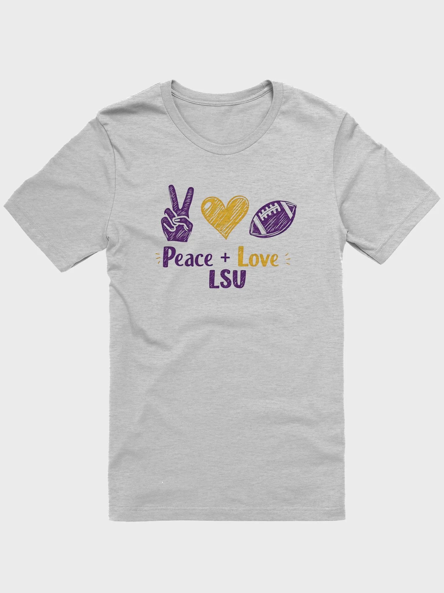 Peace + Love LSU Graphic Tee product image (3)
