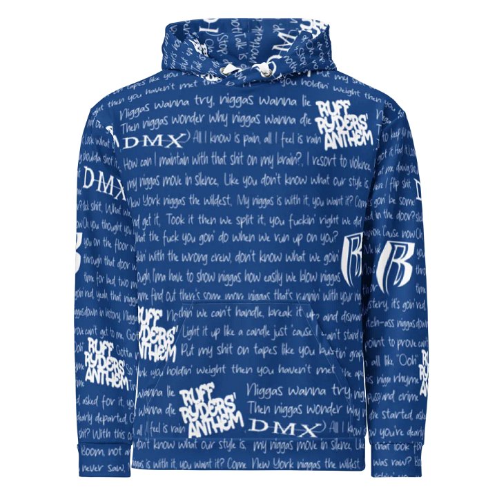 Ruff Ryders' Anthem - DMX - BLUE - Unisex Hoodie product image (2)