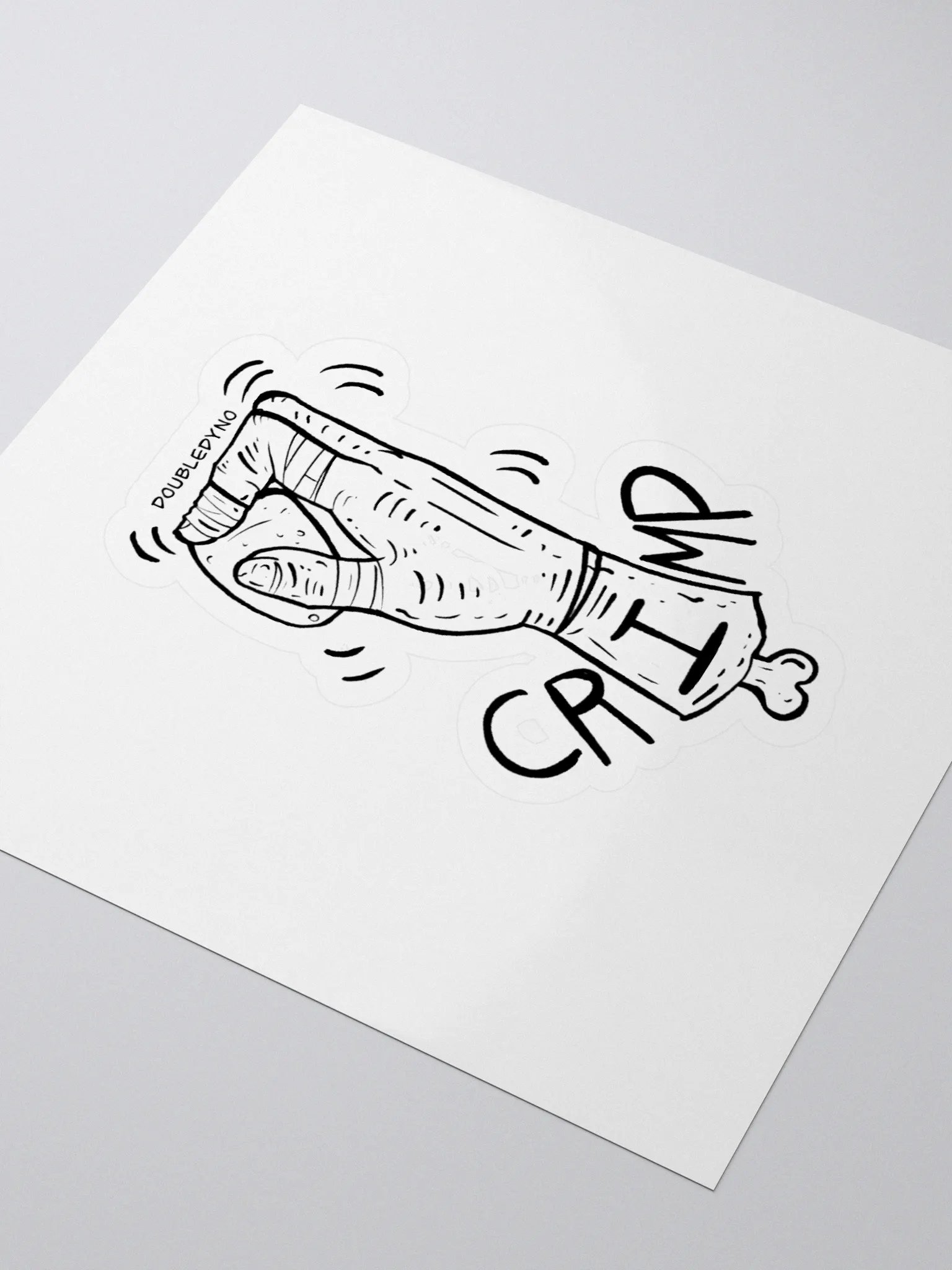 Crimp hold sticker product image (3)