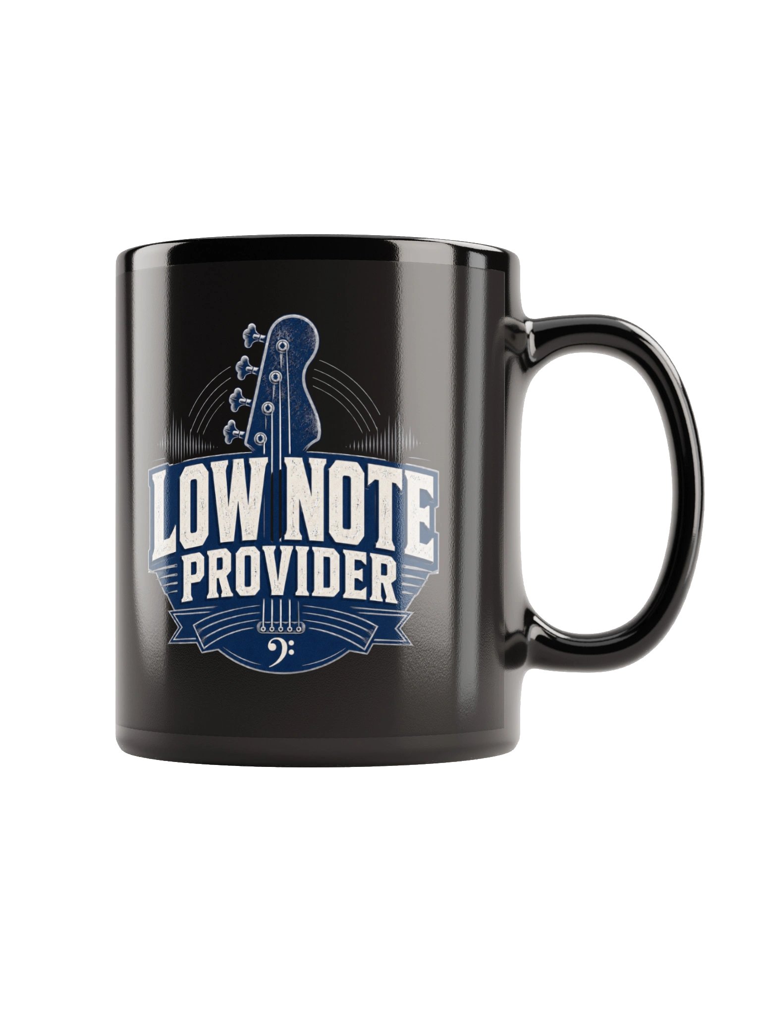 Bass Player Coffee Mug - Low Note Provider - Father's Day Musician Gift product image (5)