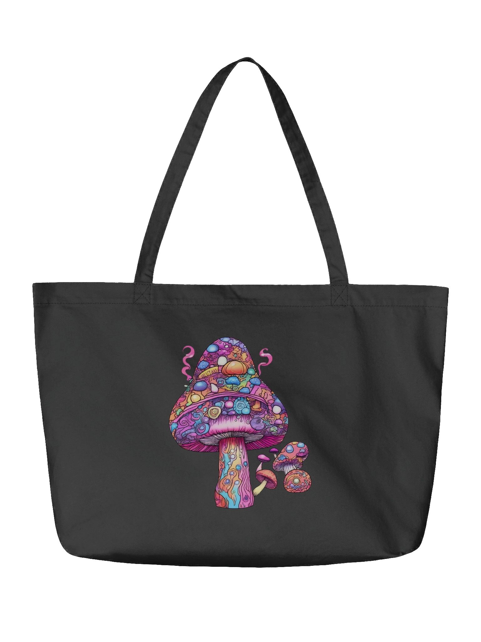 Magic Mushroom Cluster - Eco-conscious Organic Cotton Tote product image (3)