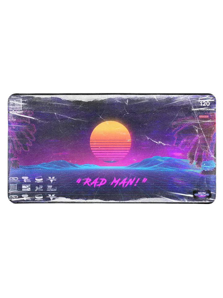 RETRO SPECS: "Rad Man!" Desk Mat 15.5" x 31.5" product image (1)