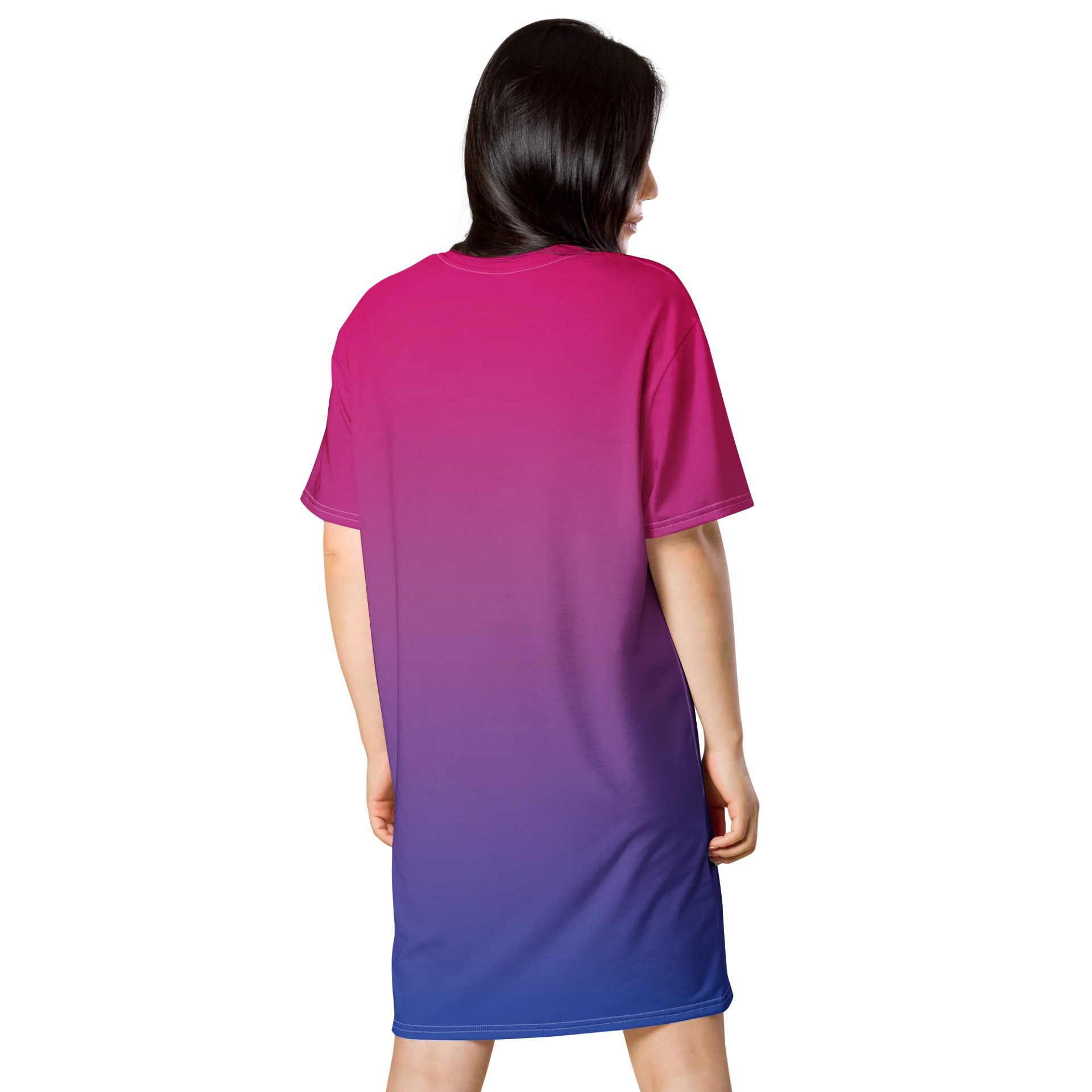 Bisexual Pride Gradient T-shirt Dress product image (2)