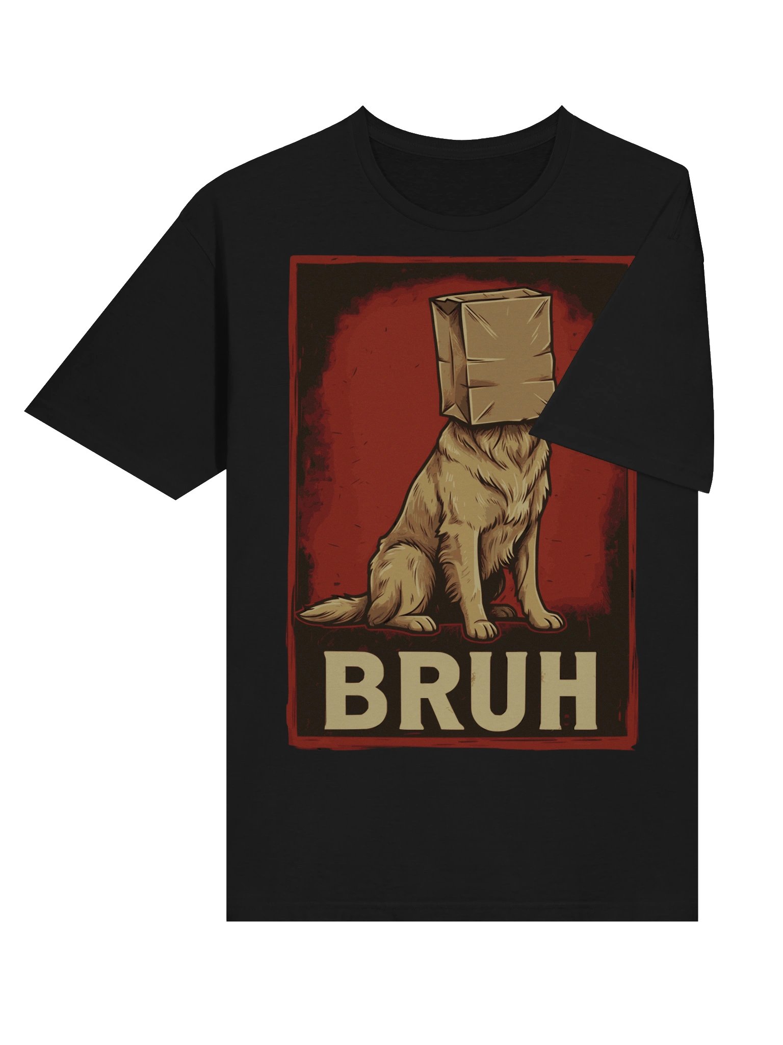 Funny Bruh Dog Unisex Graphic T-Shirt product image (3)