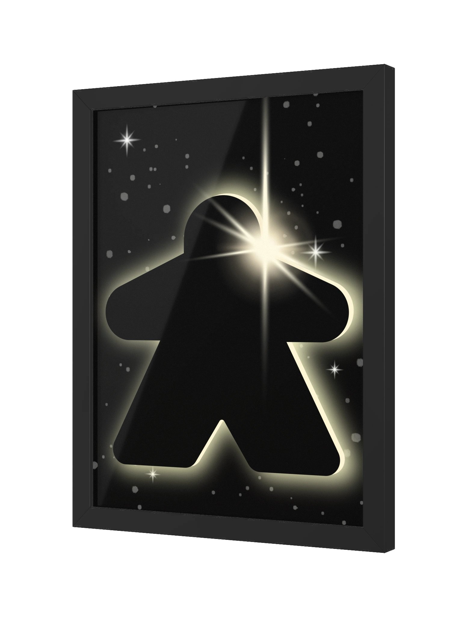 Meeple Eclipse Board Game Room Poster - FRAMED product image (5)