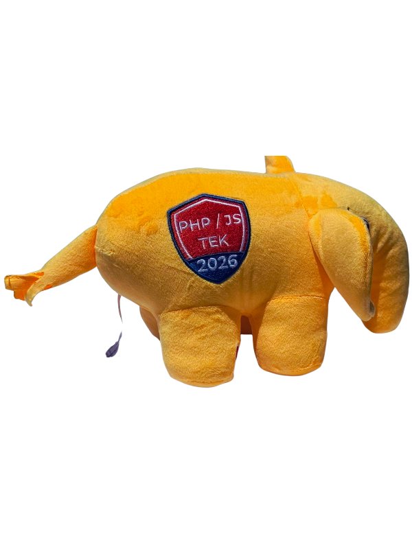 PHP / JS Tek 2026 "Holly" ElePHPant Plushy product image (2)